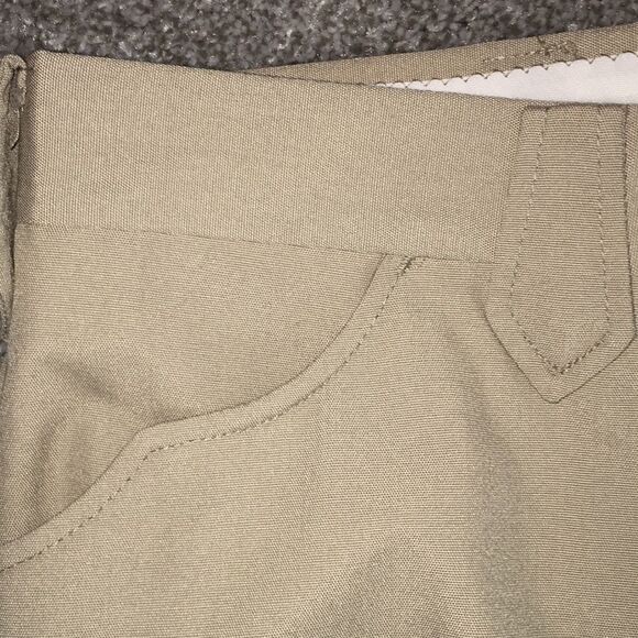 Mens beige hee haw western Pearl snap rancher trousers work pants 39 x 33 cowboy - Picture 4 of 5